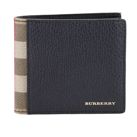 mens burberry wallet black|burberry wallet men's review.